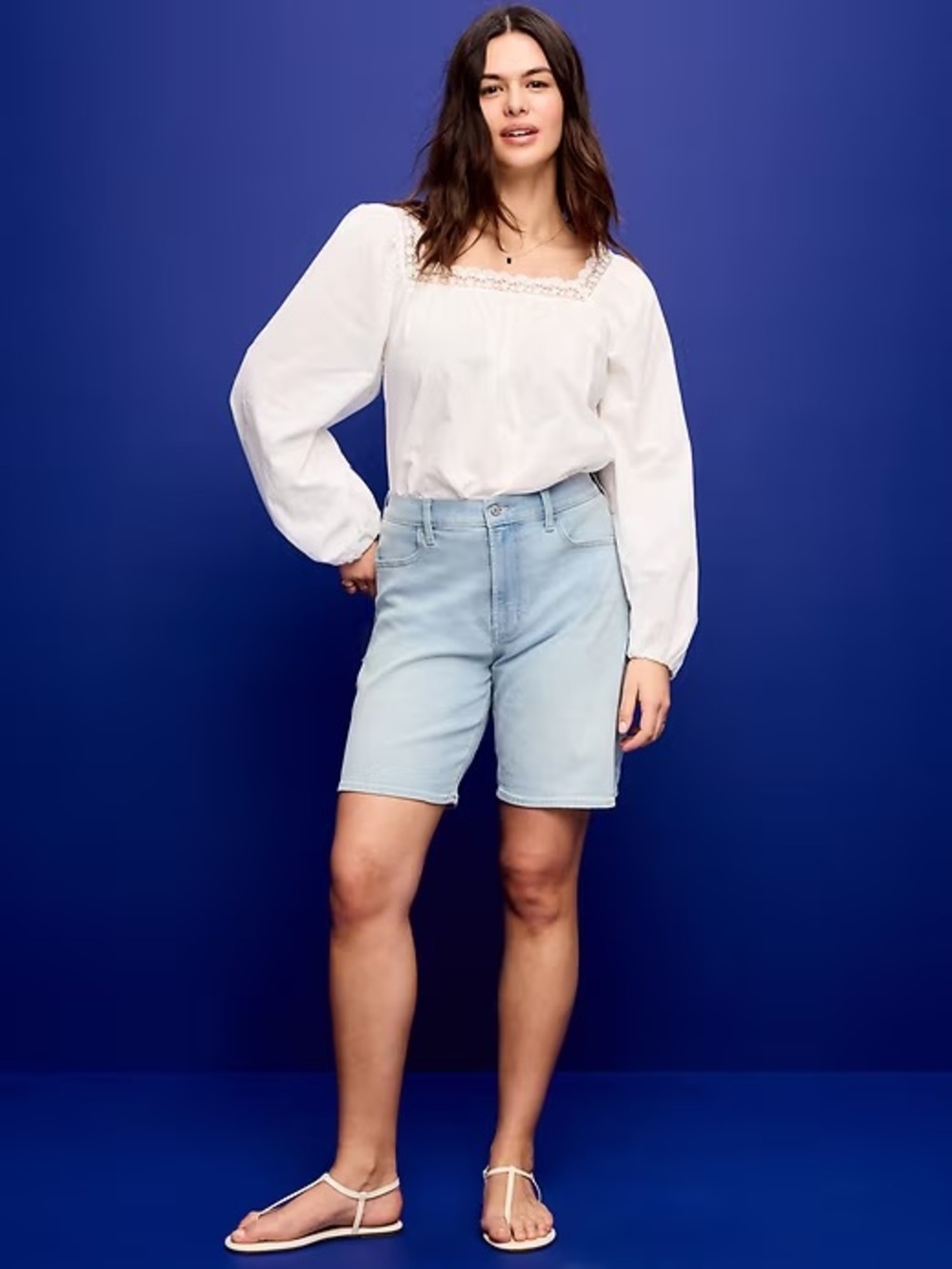 EUC – Old Navy High-Waister Wow Jean Shorts – Size 10